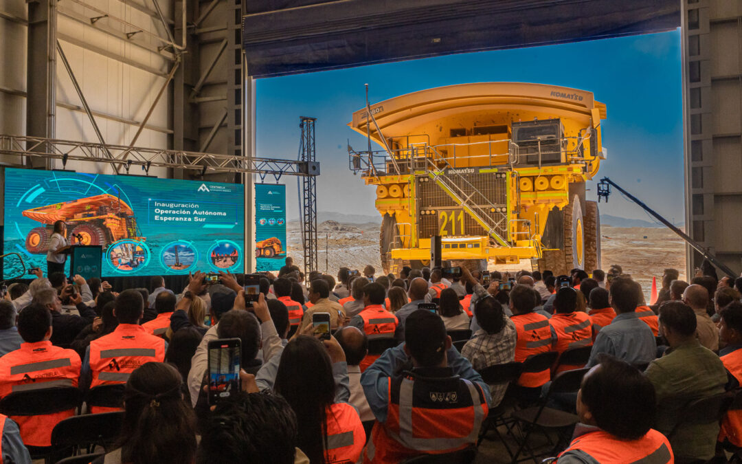 Centinela inauguró el primer rajo autónomo privado de Chile