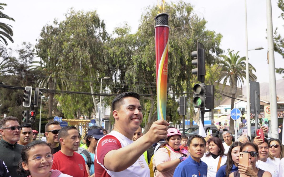 ¡Orgullo Centinela! Operador de Muelle llevó la antorcha panamericana en Antofagasta