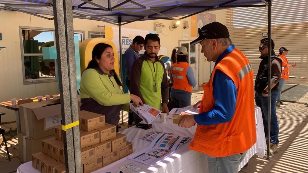 1ª Feria de Salud y Bienestar reforzó hábitos saludables en Muelle, Sulfuros y Óxidos