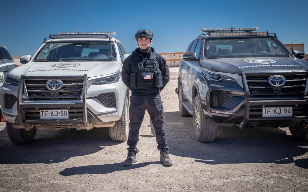 Nueva flota de camionetas blindadas fortalece la seguridad en faena