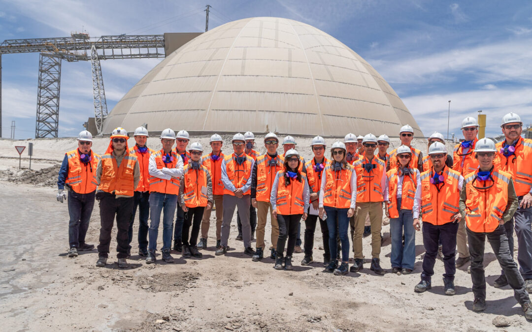 Bancos inversionistas recorren la construcción de la nueva concentradora