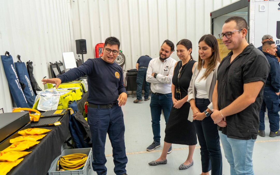 Grupo de rescate recibió nuevos equipos y certificaciones