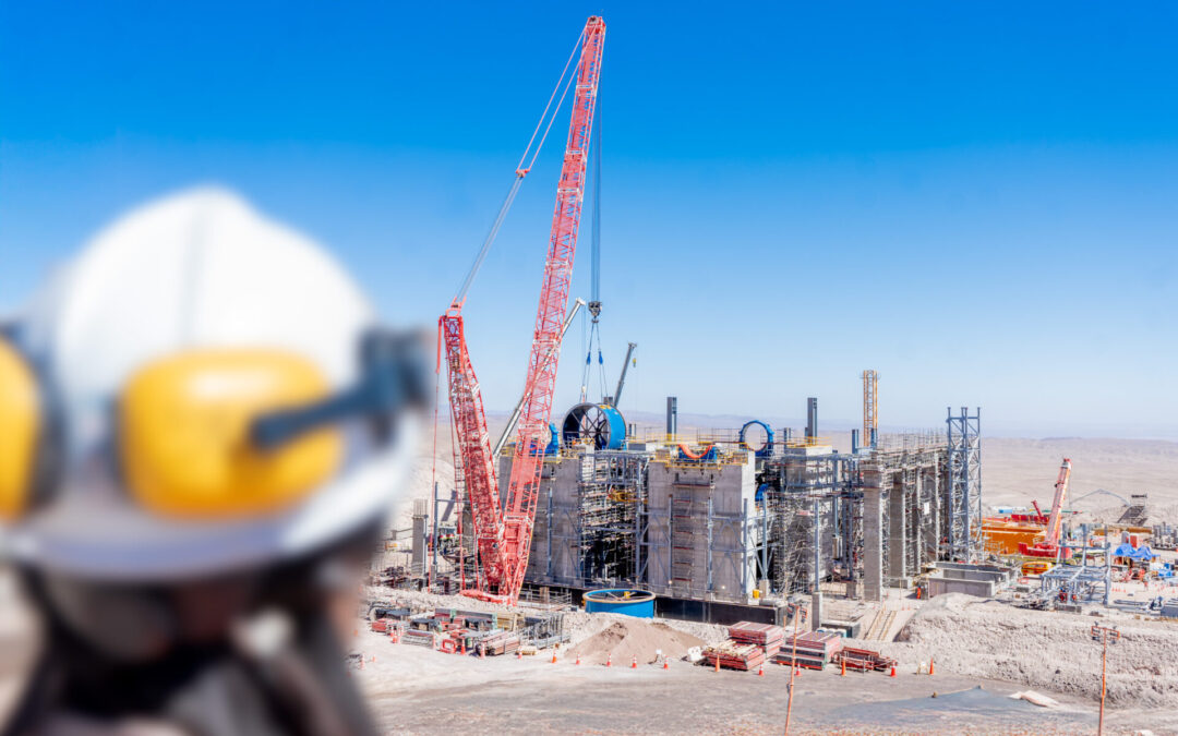 Finalizó el montaje del shell en el molino de bolas N°2