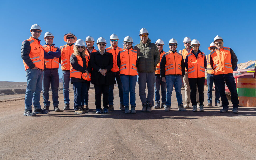 Así fue la visita de la alcaldesa de Sierra Gorda, Adriana Rivera, a nuestra faena