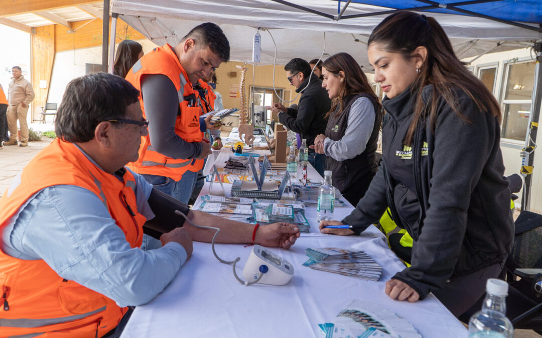 Revive la Feria de Seguridad y Salud Integral en Sulfuros, Óxidos y Muelle