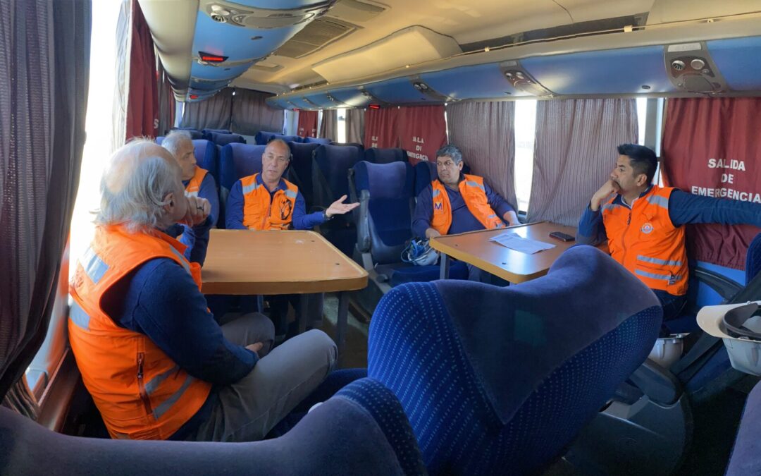 Liderazgo Ejecutivo en SSO verifica controles en el transporte de personas