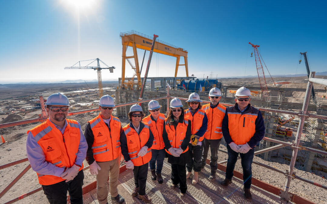 Ministra de Minería visitó la construcción de la segunda concentradora