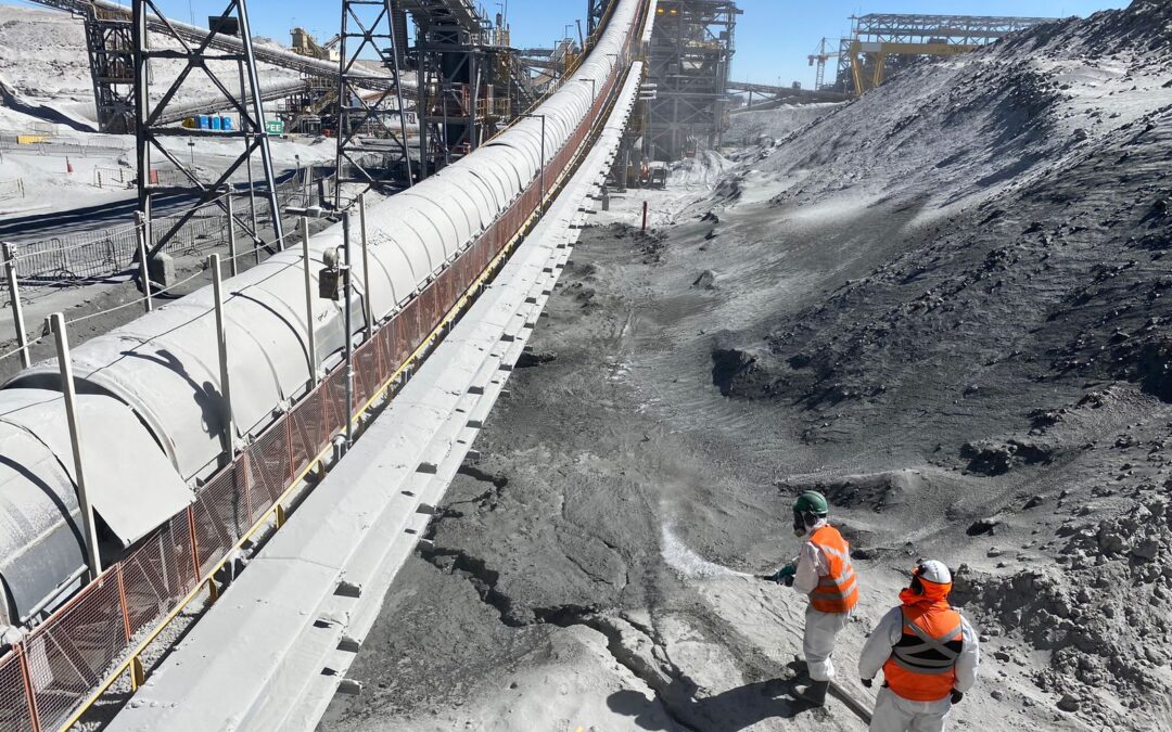 Con mejoras operativas buscan reducir las emisiones de material particulado en chancado primario