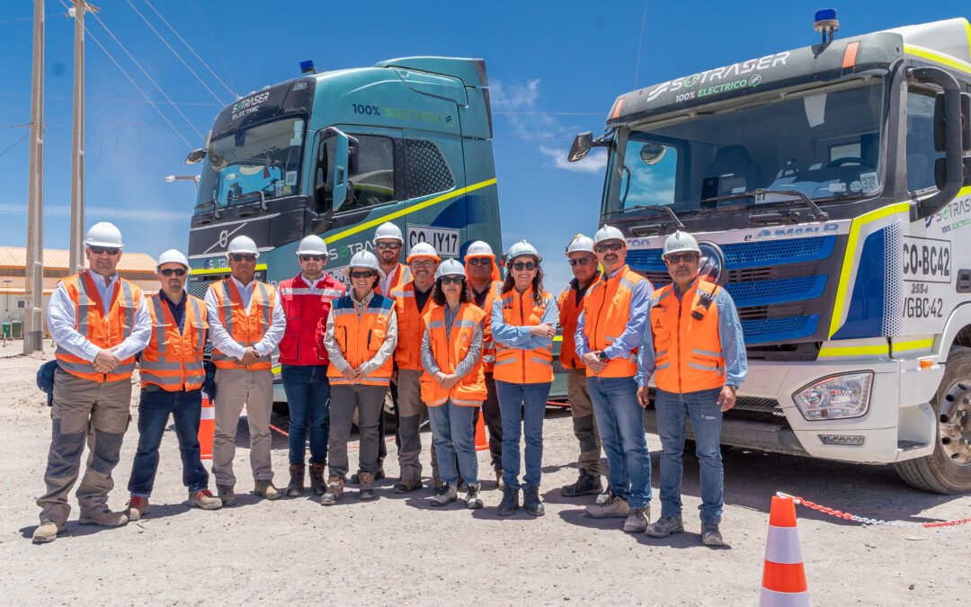 Abastecimiento lidera piloto de camiones eléctricos para transporte interno de materiales