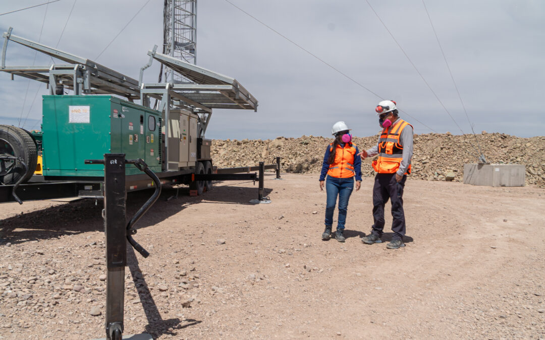 Tecnología finalizó con éxito instalación de la red que habilita la autonomía en Encuentro Sulfuros