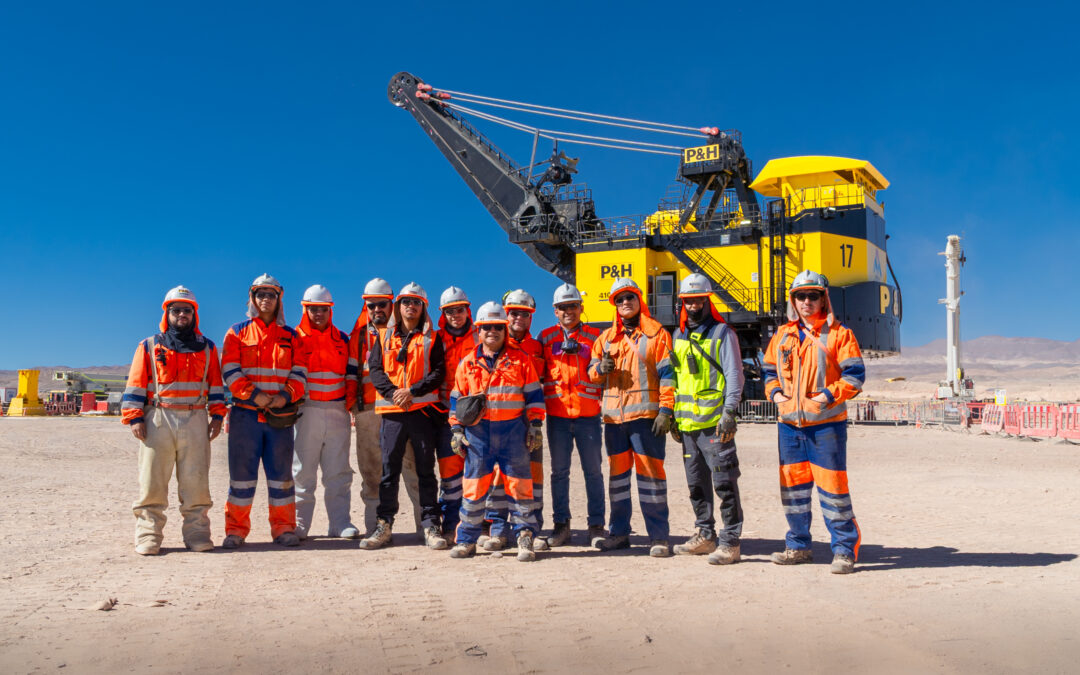 Armado de pala eléctrica N°17 culminó con éxito