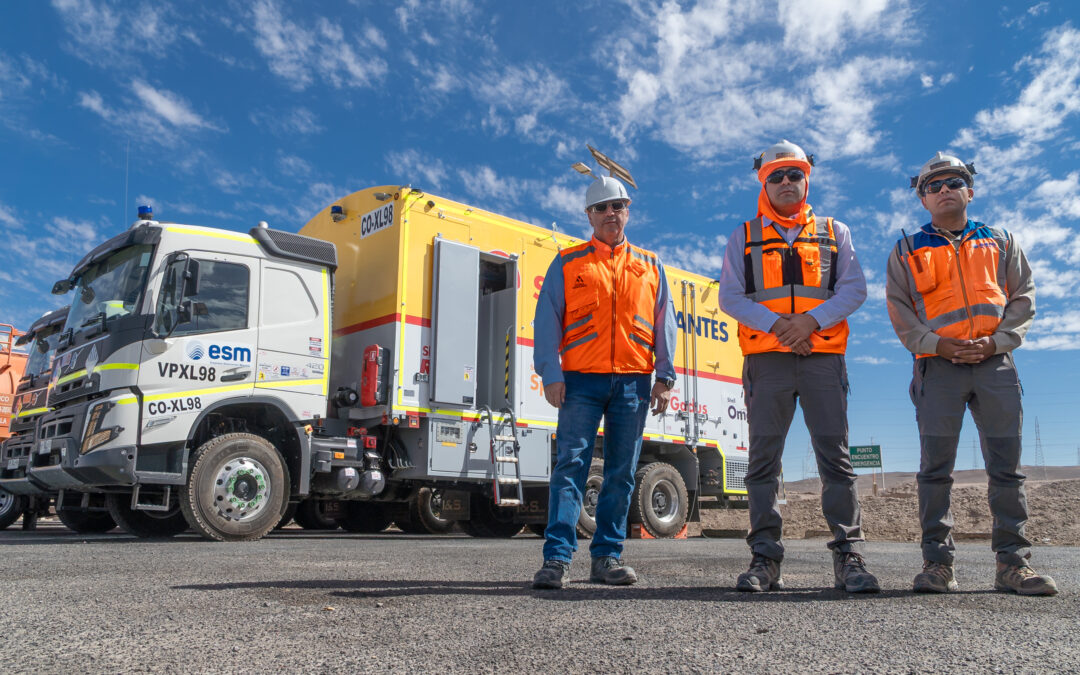 Nuevos camiones lubricadores fortalecen la operación en Encuentro Sulfuros