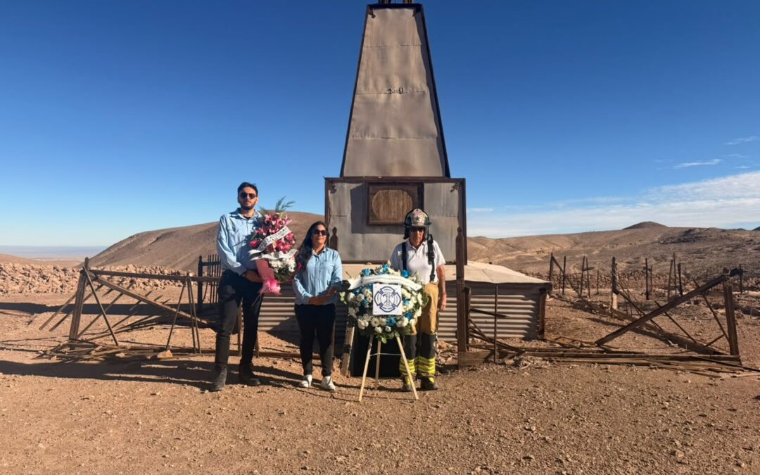 Junto a Bomberos: la Compañía participó de la tradicional romería al ex mineral de Caracoles